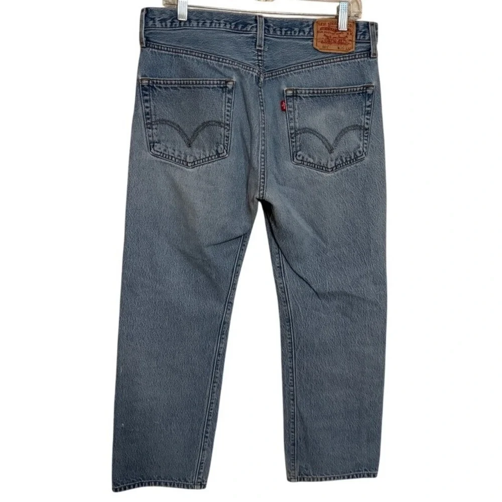 Vintage Levis 501xx Jeans Mens‎ 36x32 blue Denim Button Fly Red tab Straight 00s